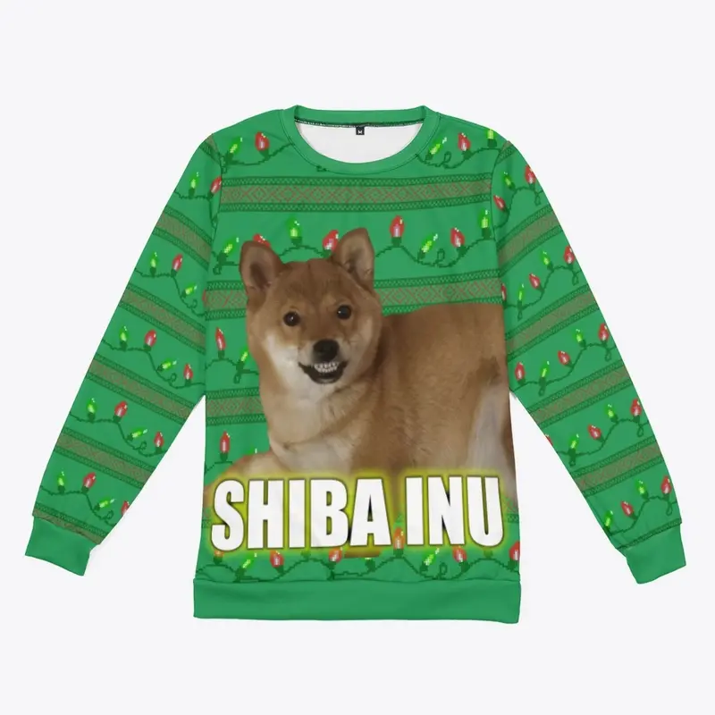 Shiba Inu Holiday Sweater 